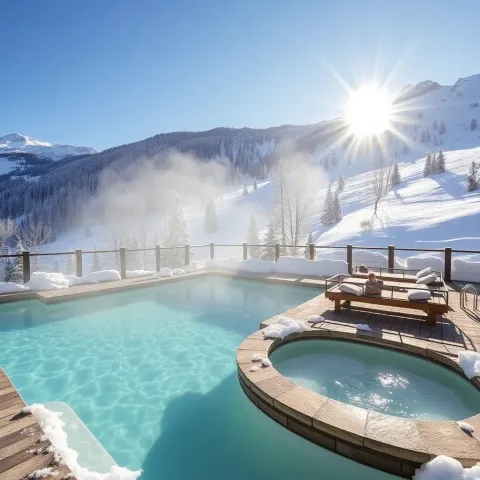 Winter thermal baths